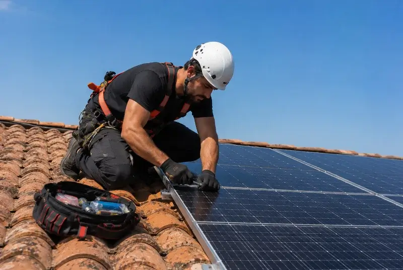 Maintenance et monitoring de panneaux solaires à Offwiller